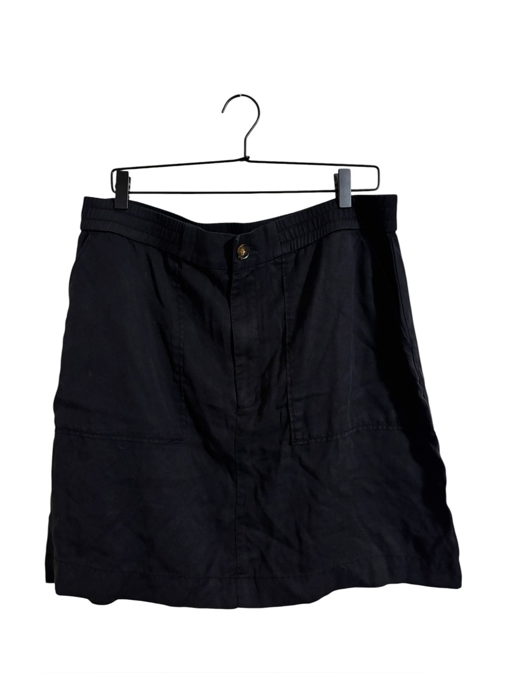 LOFT Black Lyocell Mini Skirt XL